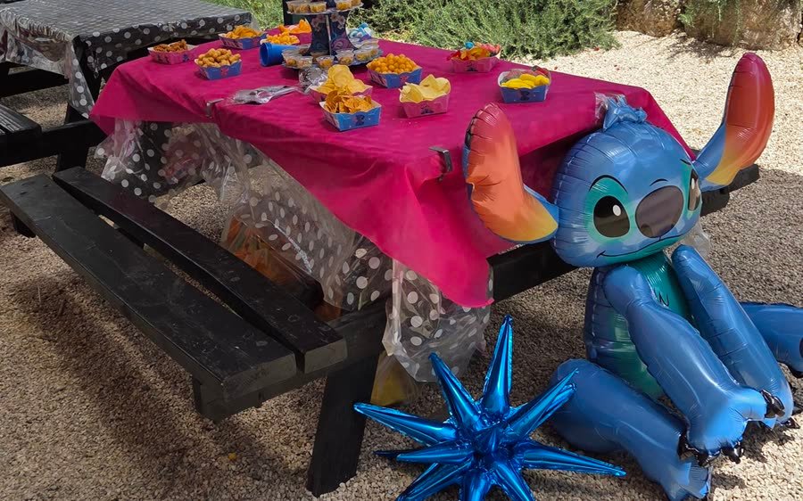 שולחן יום הולדת ערוך באתר